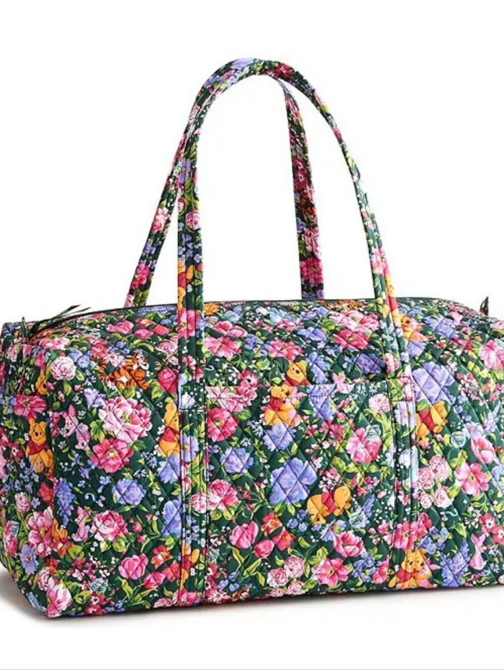 NWT Vera Bradley Floral Quilted Weekender Bag - Disney Winnie The Pooh
